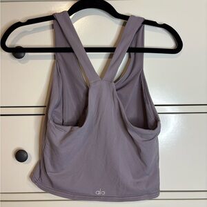 Alo Yoga Real Bra Tank Long Form size Large